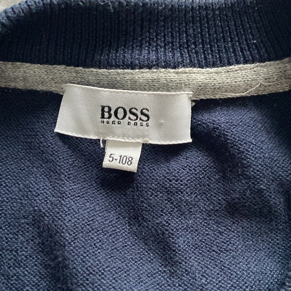 Boys BOSS cardigan - Picture 2 of 5